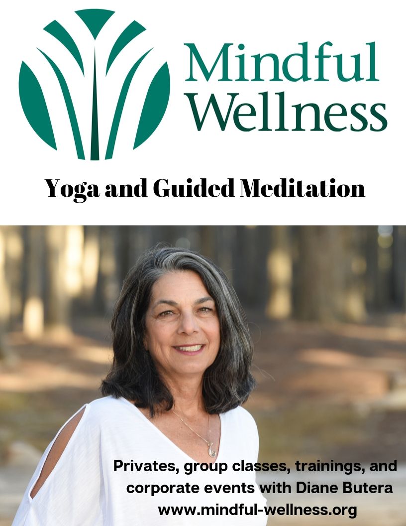Mindful wellness portrait flyer